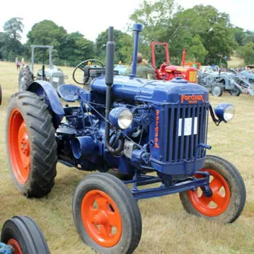 Tractor at the show Tractor at the show